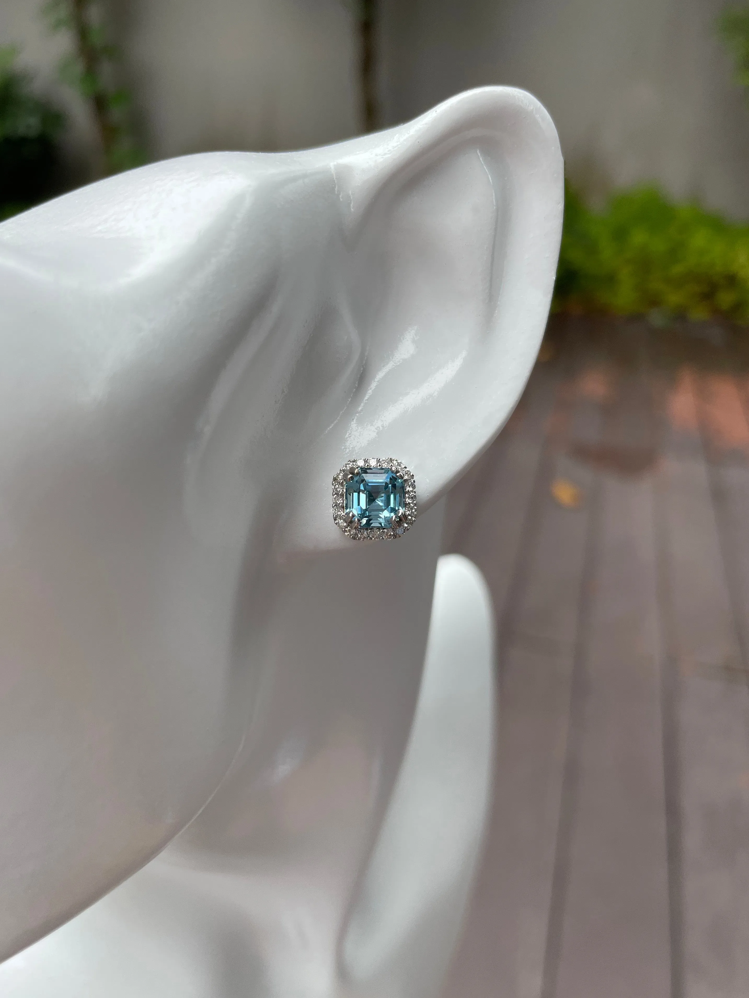 Aquamarine Earrings - 2.75CT (NJE022)
