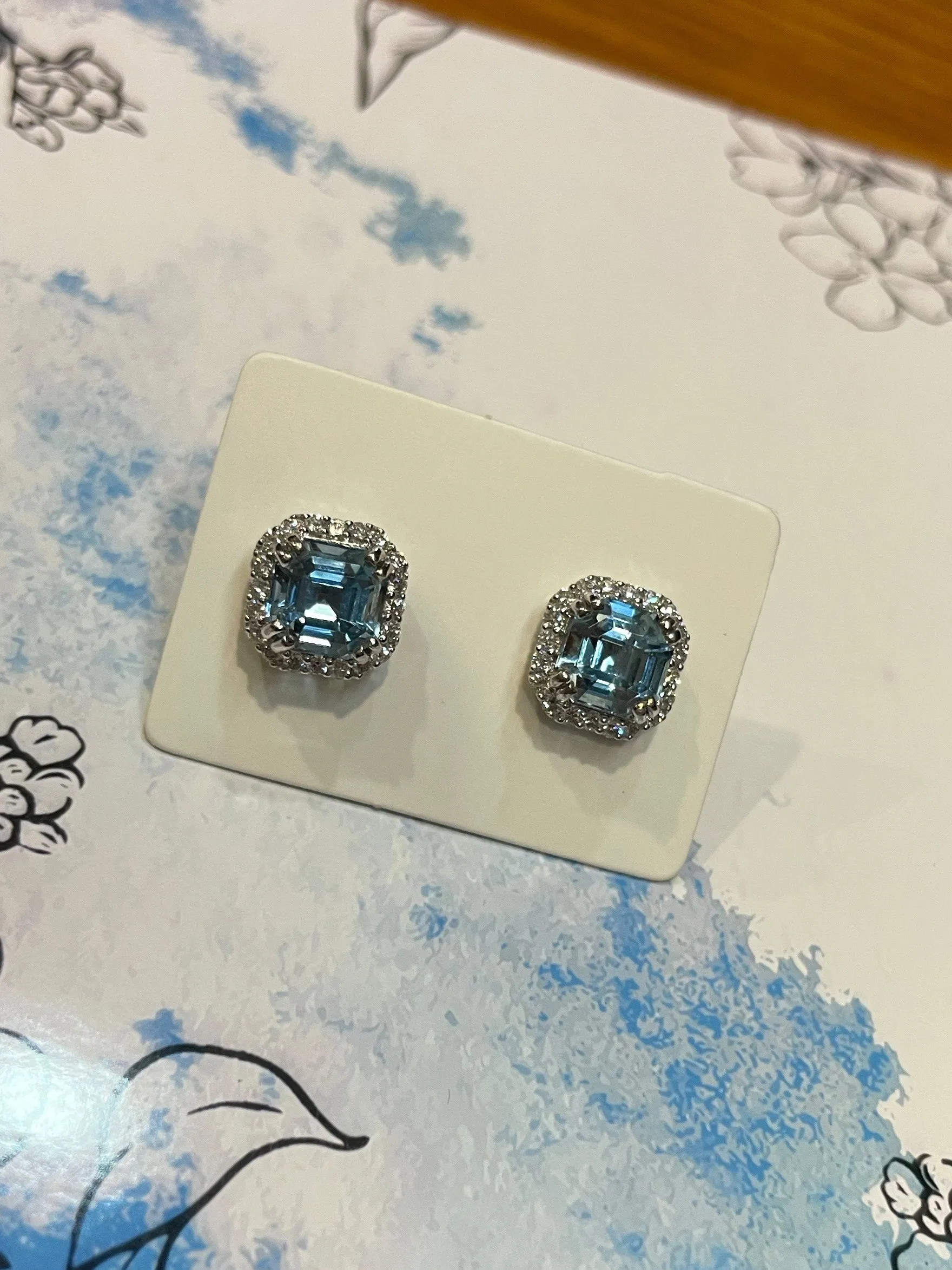 Aquamarine Earrings - 2.75CT (NJE022)