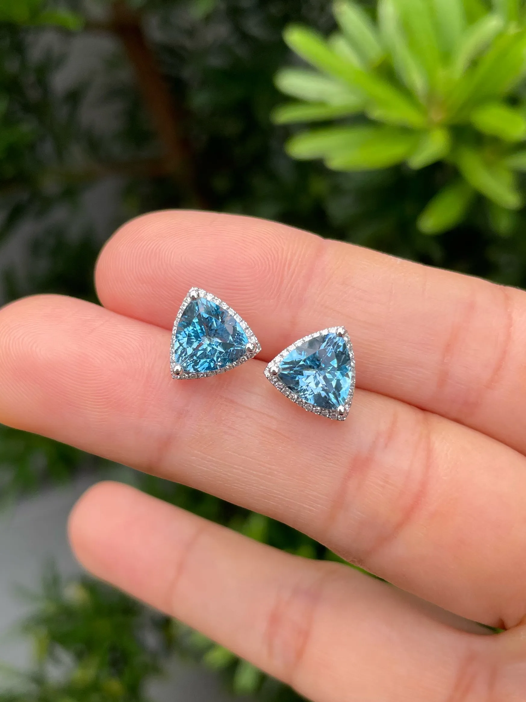 Aquamarine Earrings - 3.55CT (NJE154)