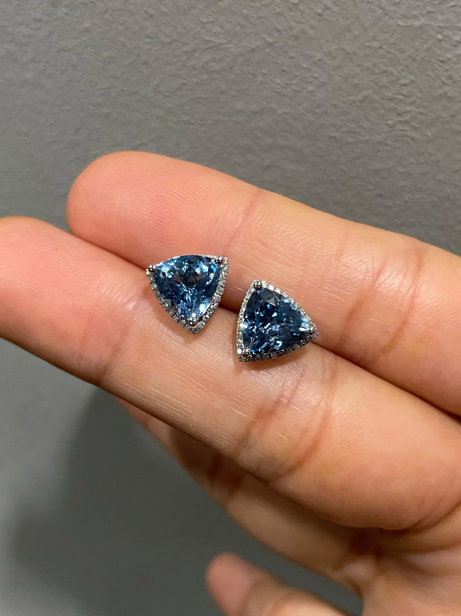 Aquamarine Earrings - 3.55CT (NJE154)