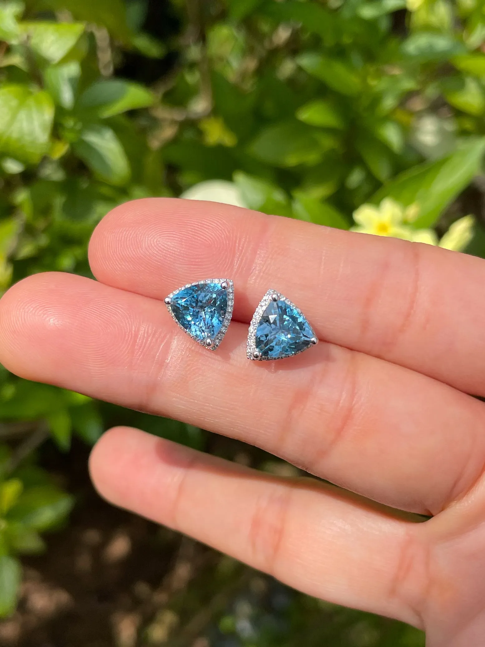 Aquamarine Earrings - 3.55CT (NJE154)