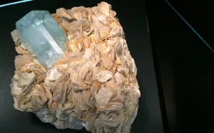 Aquamarine with Muscovite Gilgit, Pakistan