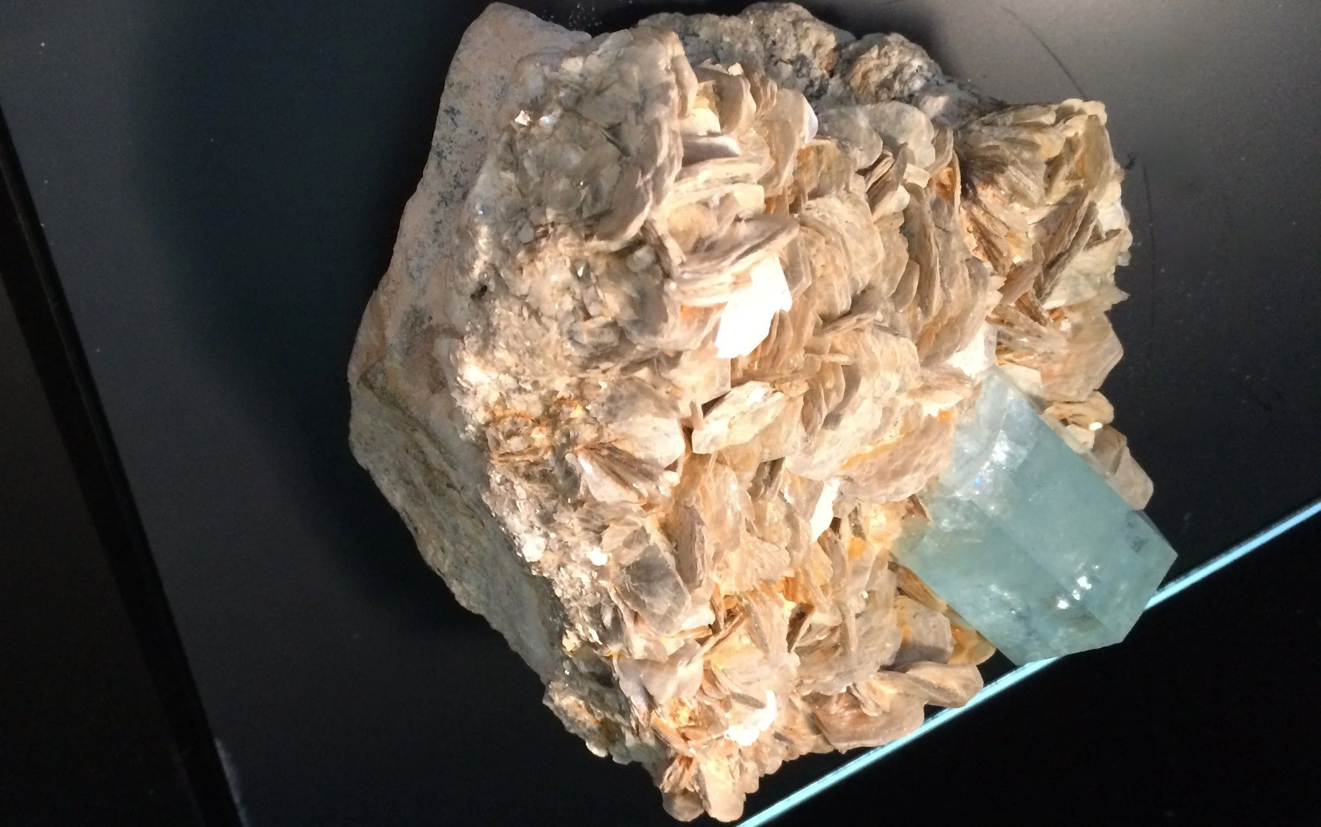 Aquamarine with Muscovite Gilgit, Pakistan