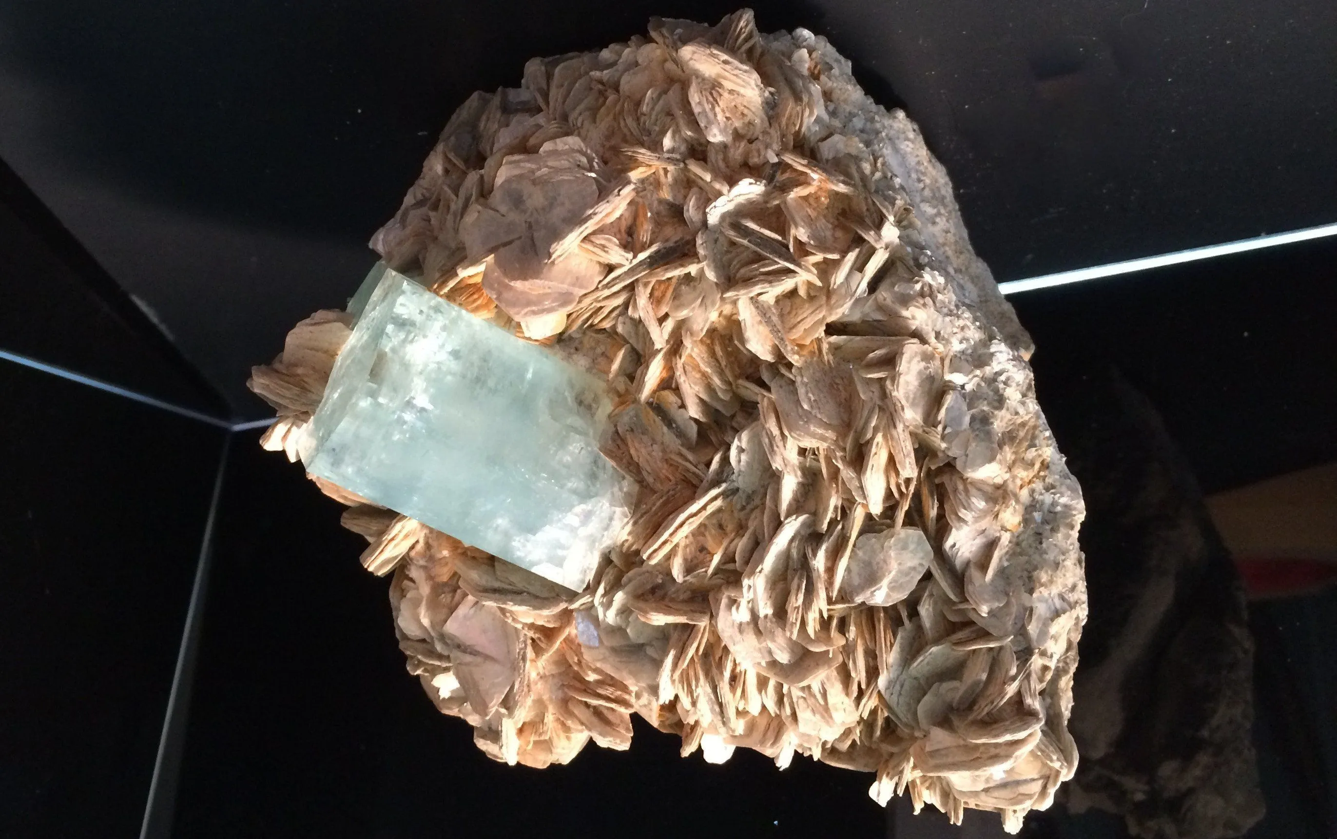 Aquamarine with Muscovite Gilgit, Pakistan