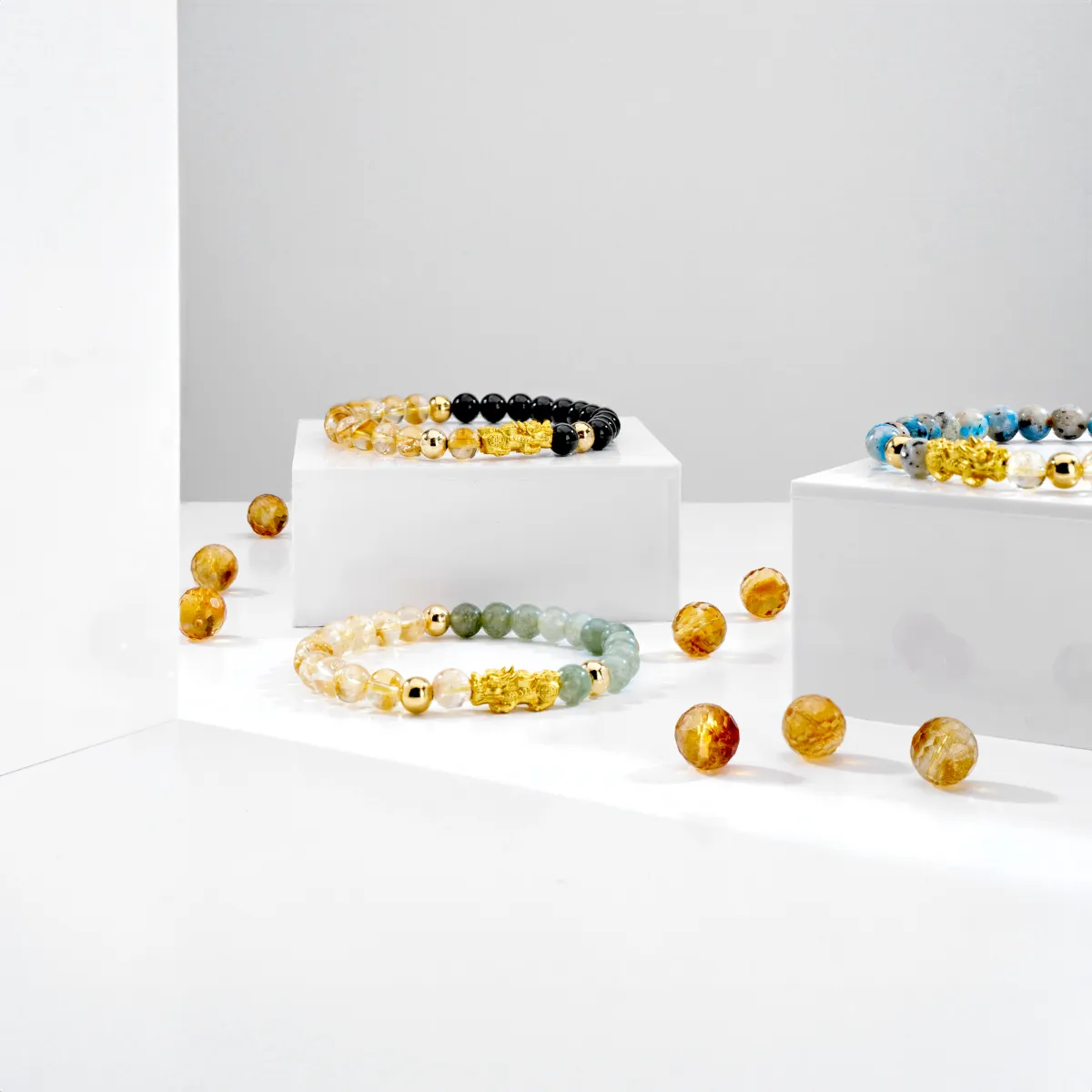 Aquarius Zodiac Feng Shui Pixiu Bracelet