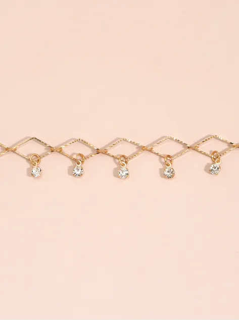 Geometric Trend Retro Anklet Creative Retro Beach Chain Female