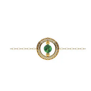 Mother's love diamond- Green onyx