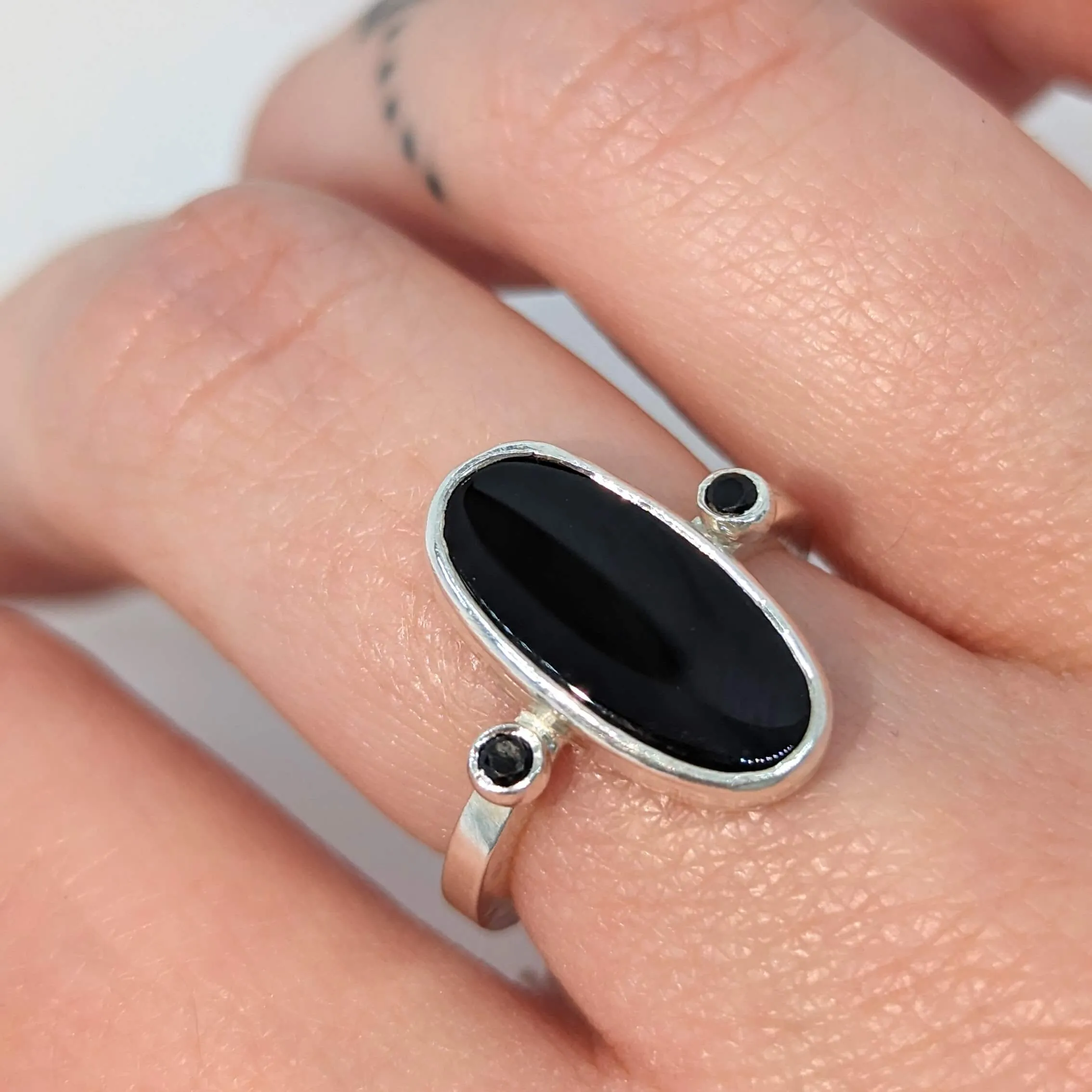 Oval Onyx Ring