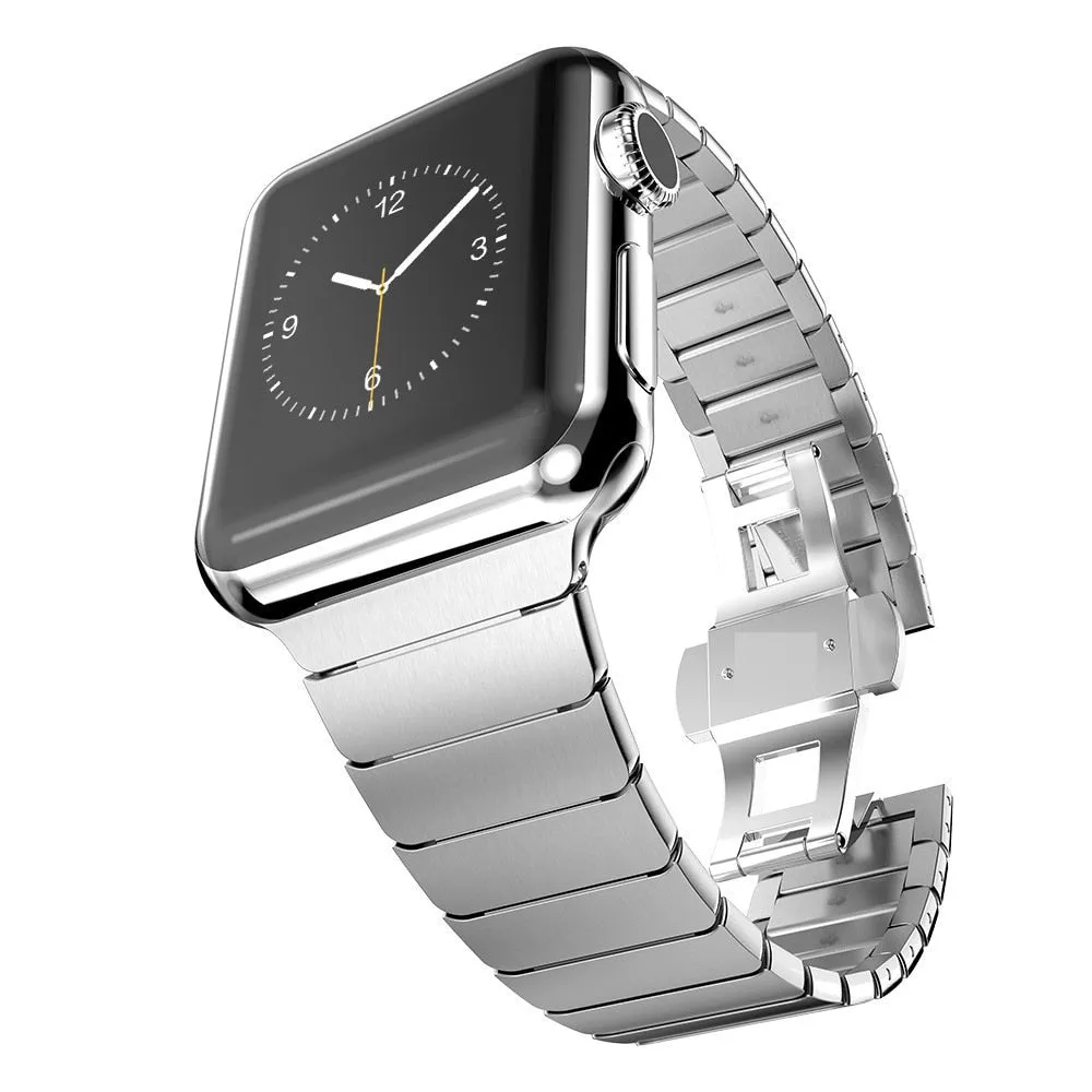 Premium Steel Strap for Series 10 9 8 7 6 5 Butterfly Metal Bracelet Watchbands