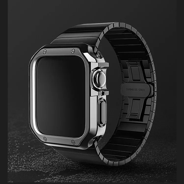 Premium Steel Strap for Series 10 9 8 7 6 5 Butterfly Metal Bracelet Watchbands