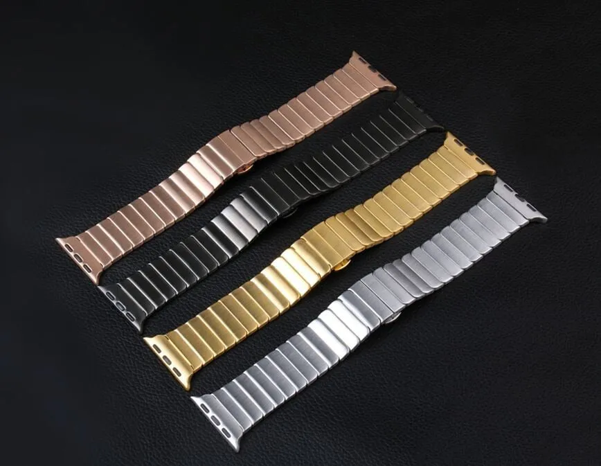 Premium Steel Strap for Series 10 9 8 7 6 5 Butterfly Metal Bracelet Watchbands