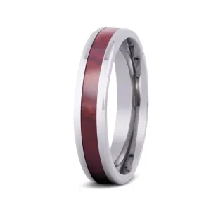 Redwood Thin Titanium Ring