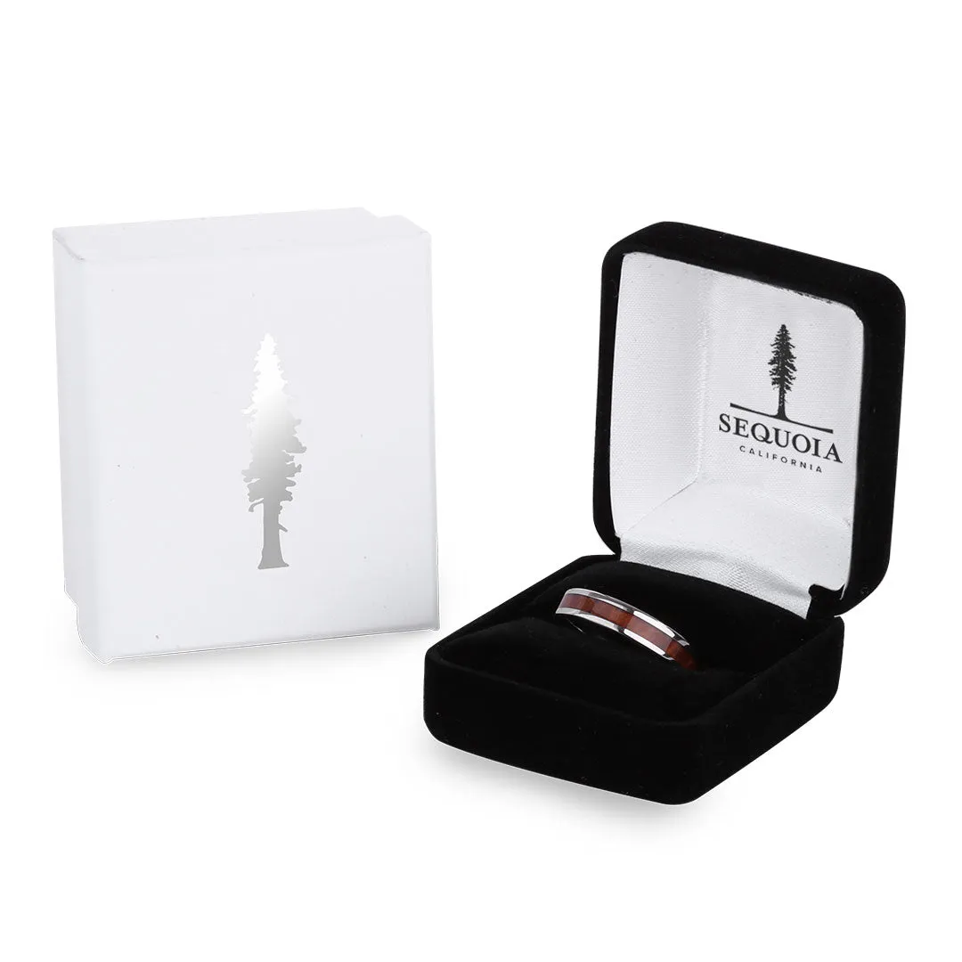Redwood Thin Titanium Ring