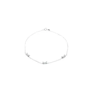Sterling Silver Butterfly Anklet at Regard Jewelry in Austin, Texas